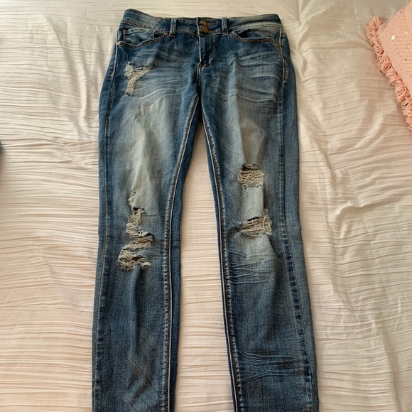 Ripped Skinny Jeans - Picture 1 of 3